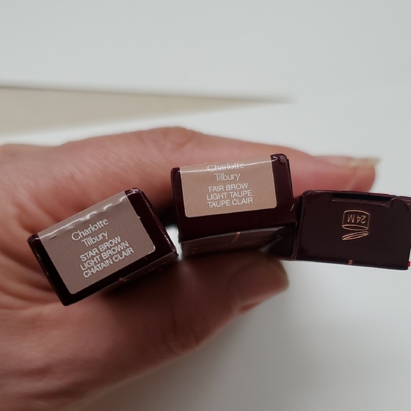 Bundle Authentic Charlotte Tilbury Brow Lift Three Way Shape Tool In 3 Shapes - Picture 12 of 13